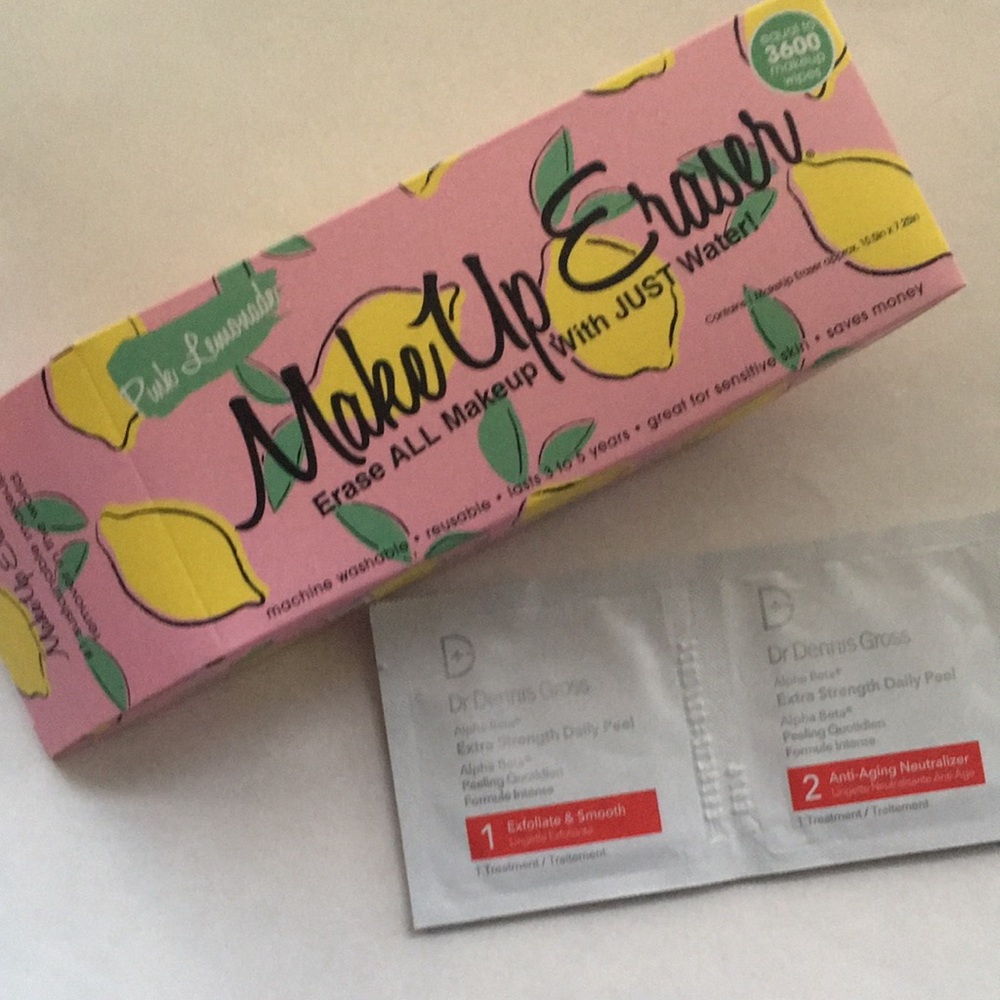 SOLD Makeup Eraser + Dr Dennis Gross peel